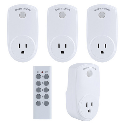 Remote Control Outlet Electrical Switch Plug Smart Wall Socket US Wireless Control Plug