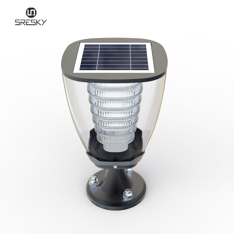 Main Gate Pillar Light Outdoor Solar Pillar Lamp