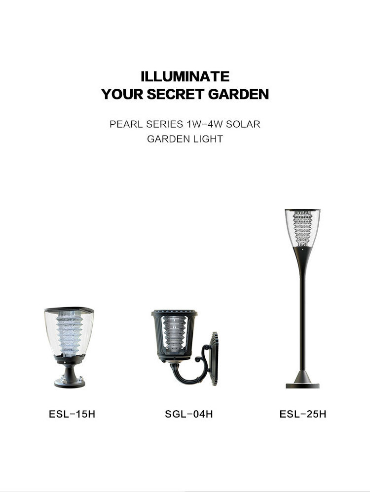 Sresky Factory price outdoor waterproof solar post light,led pillar solar gate light,solar garden light