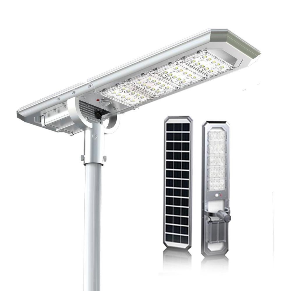 High brightness good quality outdoor led integrated 40w 50W 60W 80W 100W all in one led solar street light waterproof road lamps