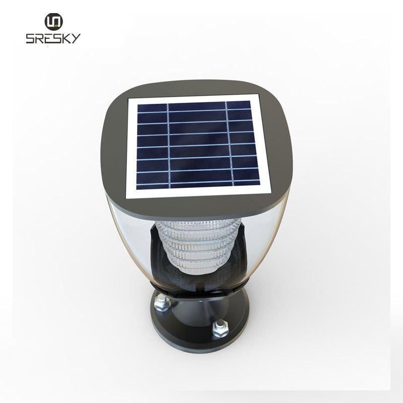 Main Gate Pillar Light Outdoor Solar Pillar Lamp