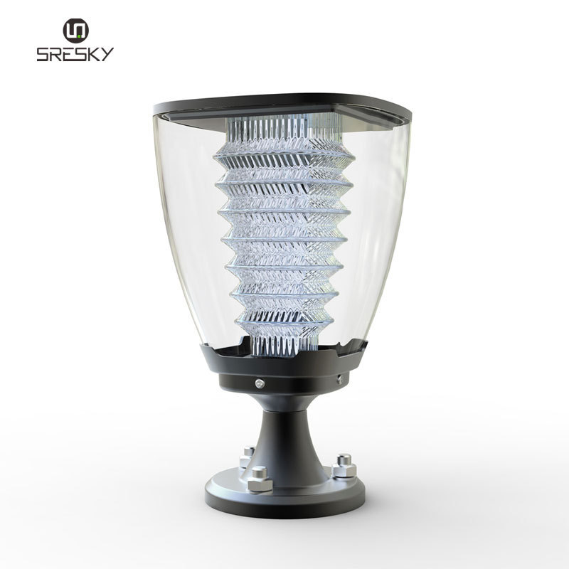 Main Gate Pillar Light Outdoor Solar Pillar Lamp