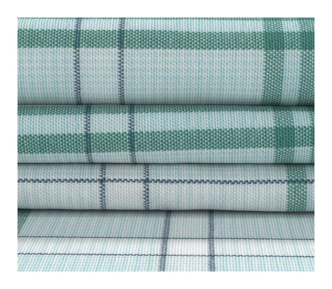 Oeko Tex Eco-friendly 40S Cotton Lyocell Fabric Plaid Poplin Silk Finishing Check Pattern Fabric Woven Yarn Dyed Fabric