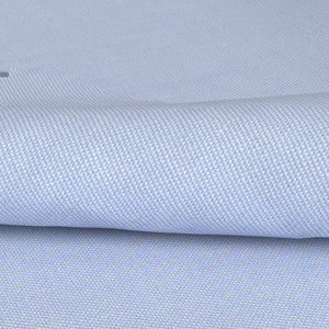 Customization 100/2s 100% Cotton Yarn Dye Twill Woven Solid Blue Shirts Fabric Cotton Fabric