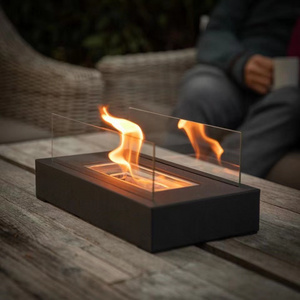 Esschert Design FF612 Passed EN16647 TEST mini outdoor fireplace portable mini tabletop fire pit