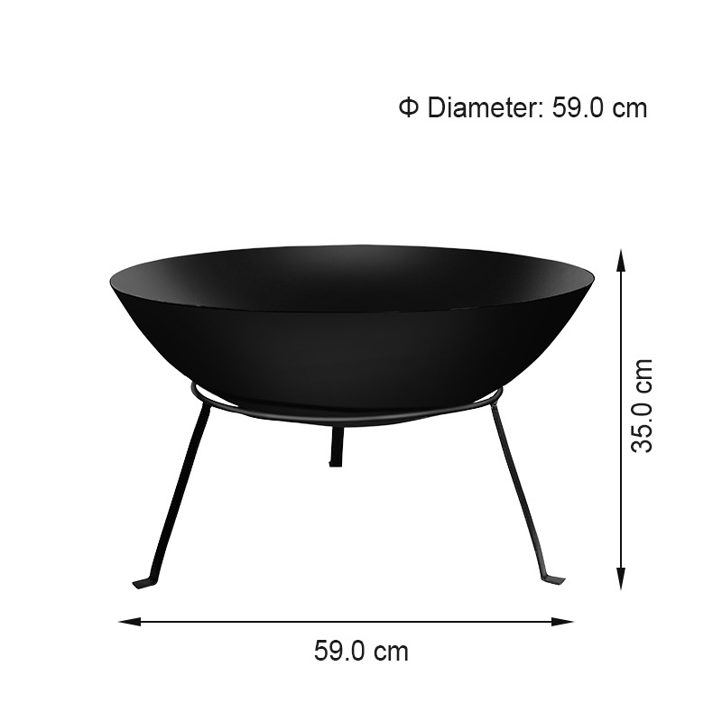 Esschert Design FF114 creative fire pit chimenea cast iron chiminea fire pit foldable fire pit for camping