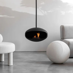 Modern indoor smokeless living room floor Bioethanol Alcohol fireplace ceiling hanging ethanol decorative fireplaces