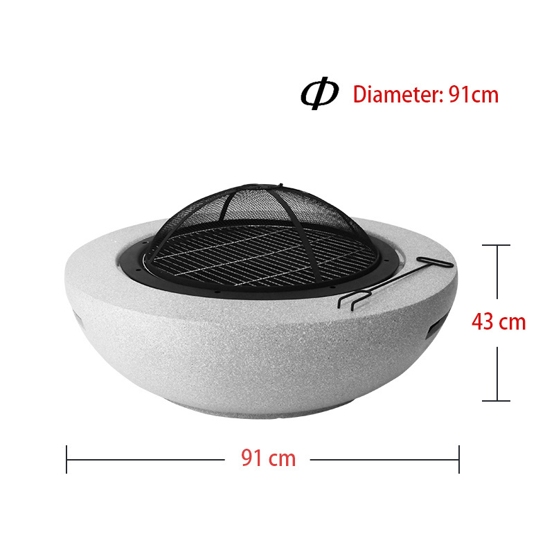 Esschert Design Especially good selling outdoor garden wood burning stove fire bowl portable fire pit