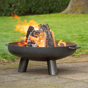 Esschert Design FF241 Innovative large fire pit outdoor bbq grill fire pit gril iron fire pot