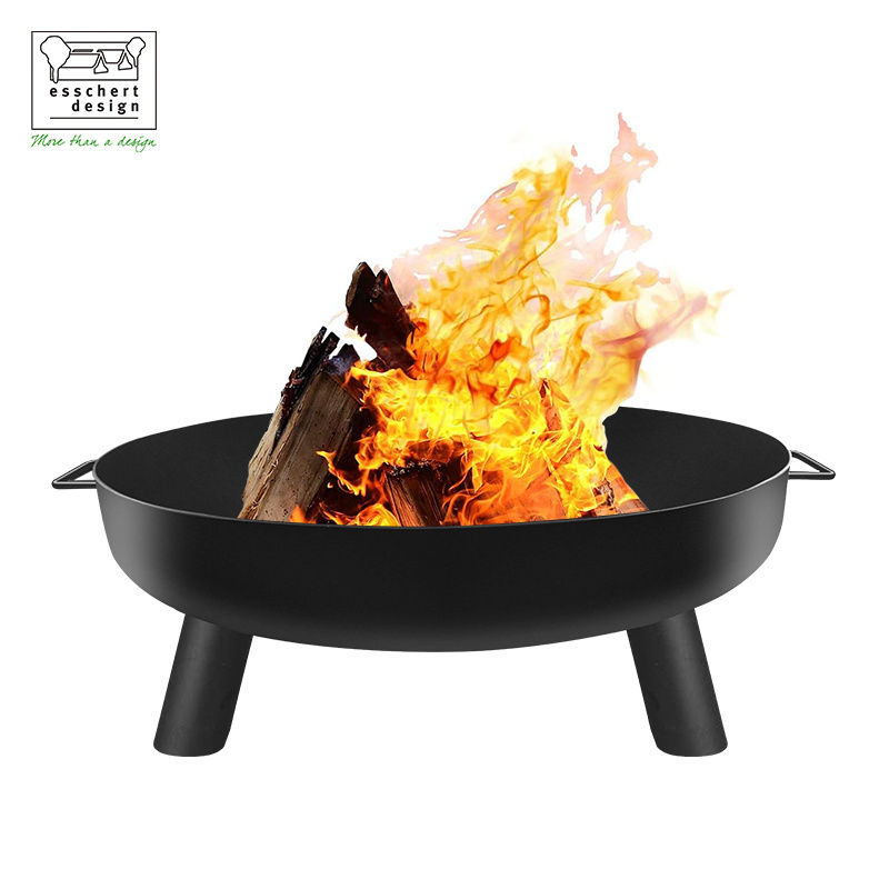 Esschert Design FF241 transnational corporations fire pit chimenea outdoor fire pit bbq 100cm outdoor metal fire pit iron square