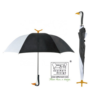 2021 New Design Penguin Head Gift Umbrella Portable Umbrellas For Adults