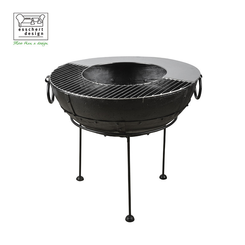 Esschert Design Brazier charcoal barbecue grill grate stand fire pit bbq fire pit bowls