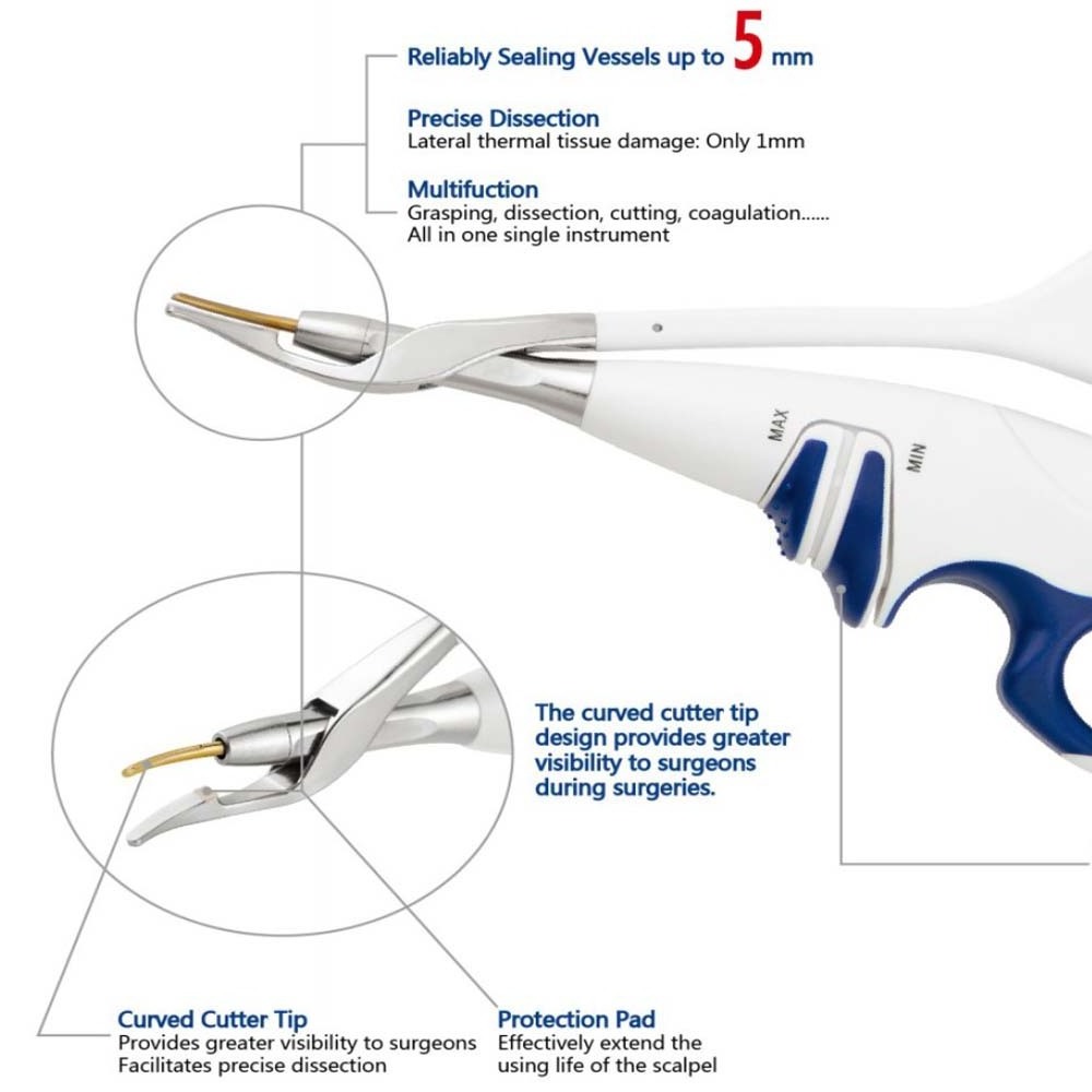 Laparoscopic Surgery Electric Scalpel Ultrasonic Scalpel Advanced Hemostasis Ligasure Instrument Ultrasonic Scalpel System