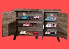 Malaysia Made Shoes Rack Cabinet with 3 Doors For Bedroom SC3012