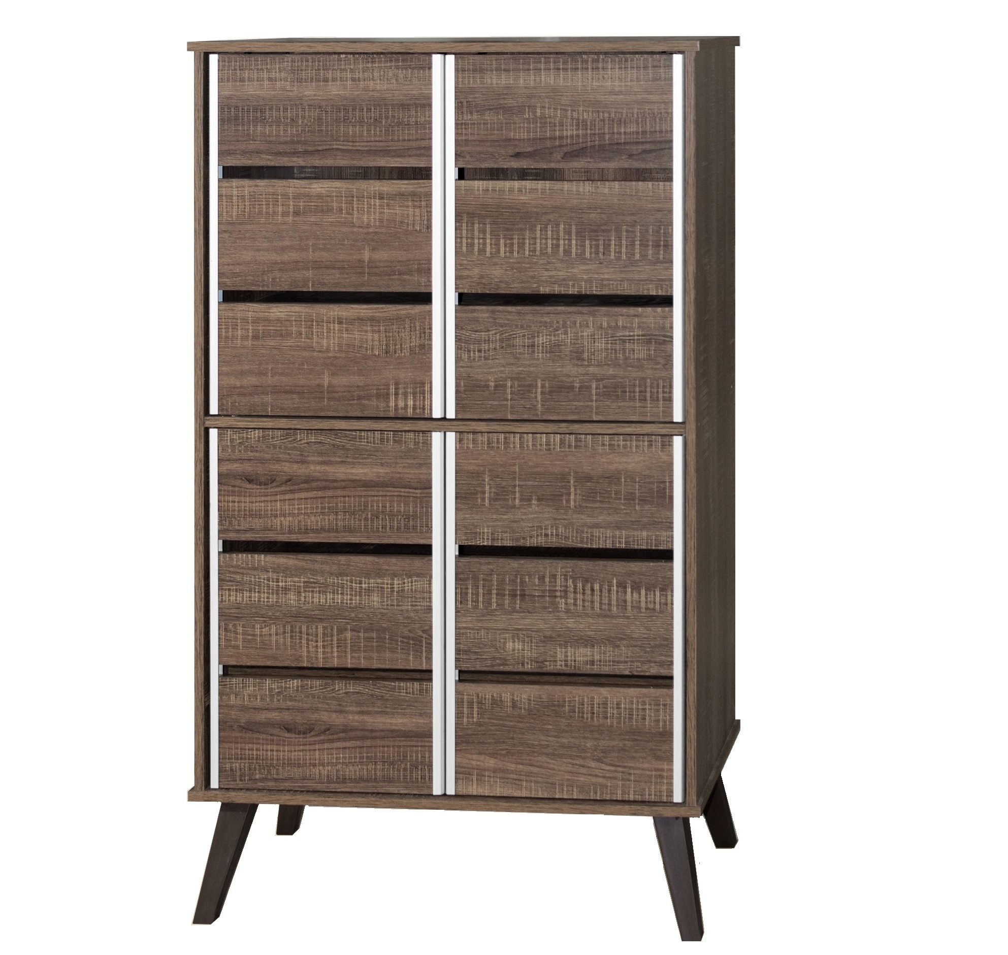 Large Capacity Tall Shoe Rack Cabinet with 4 Doors SC1114PM Multi Layer From Malaysia Manufacturer