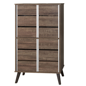 Large Capacity Tall Shoe Rack Cabinet with 4 Doors SC1114PM Multi Layer From Malaysia Manufacturer