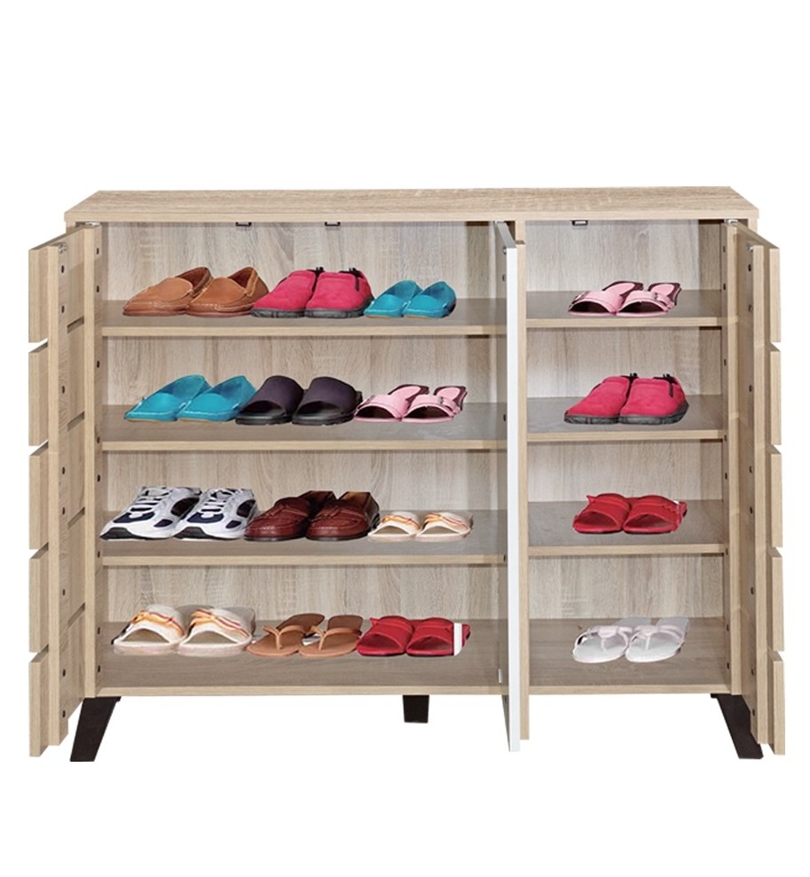 Villa Home Use Shoes Rack Cabinet with Single Wall and Double Wall Carton Kareem Shoe Shelf