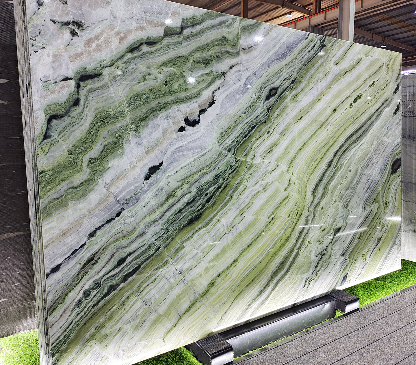 Light Green Jade Marble Shangri-La Emerald Green Marble Slabs,wall panels marble green white,Ice Green Marble Background Wall