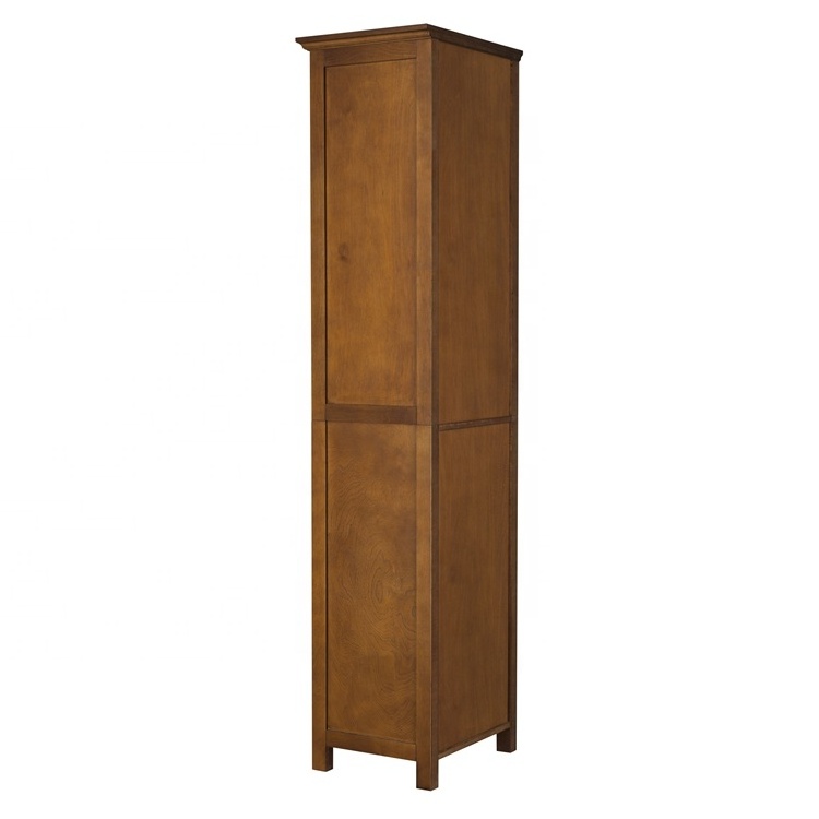 ESSENT Classic Home Room Door Drawer Closet Glass Mirror Cabinet Wooden Display Corner Cabinet