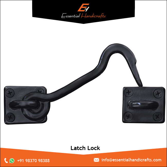 New Iron Double Sided Slide Bolt Latch Door Lock For Locking Barns Sliding And Double Doors Gates Garage And Shed Doors