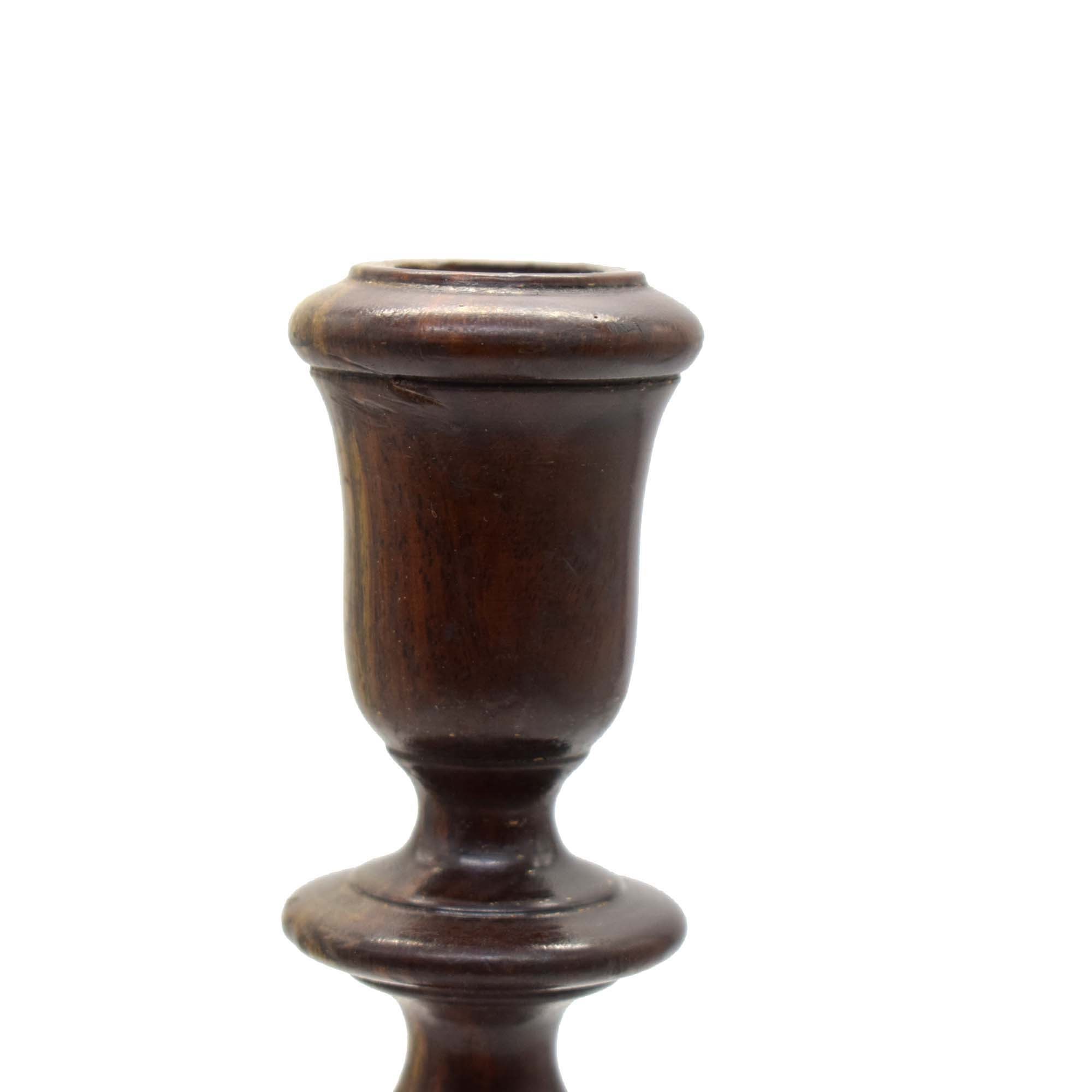 Handmade Wooden  Pillars Stand Vintage candle jar Christmas Wood Candle Holders Lanterns & Candle Jars from India