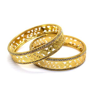 Bangles For Women High Quality New Fashion Gold Plated Bangles Jewellery Wedding Party Wear Bangle Bracelets for Women