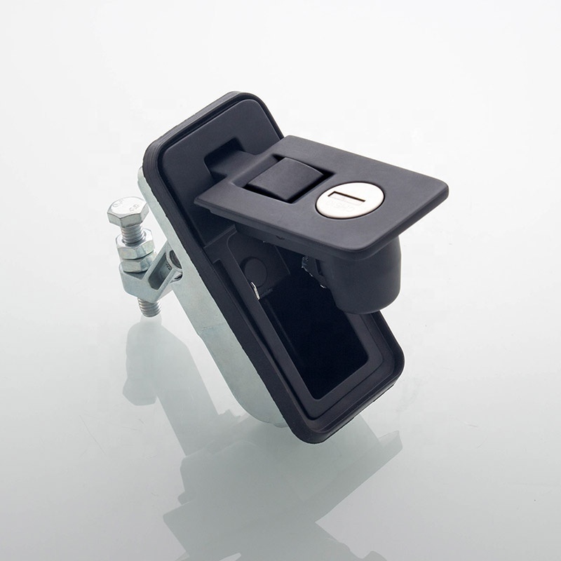 Hengzhu MS6018Z-2-1 Truck Electrical Panel Trigger Latch Push Button Door Lock Zinc Alloy Compression Lever Lock