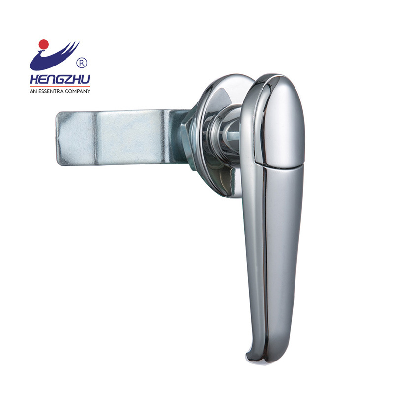 MS308-1-1 hengzhu Lock handle zine casting plating handle lock for outdoor enclosure door handle