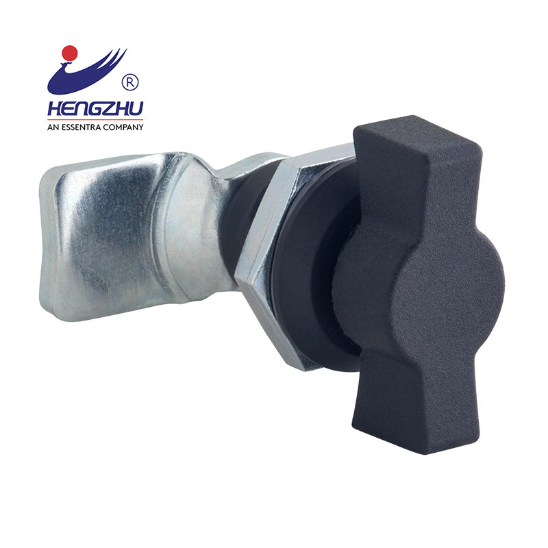 Hengzhu MS722 Black Coated Industrial General  Abs Handle Cam Lock Knob Cabinet Keyless Cam Lock