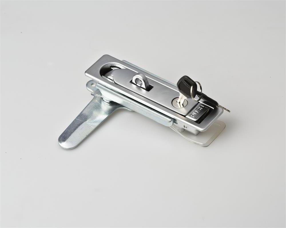 Gray Chrome Plating Padlock MS104C-1-1G Push Button Plane Cabinet Lock