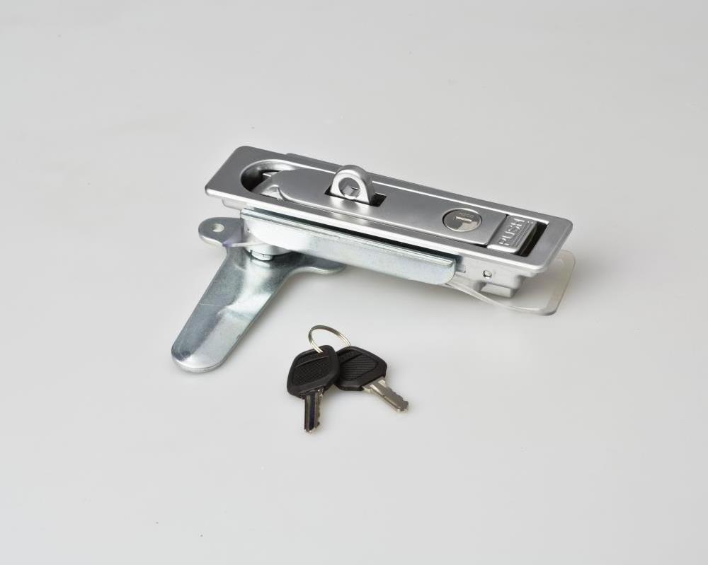 Gray Chrome Plating Padlock MS104C-1-1G Push Button Plane Cabinet Lock