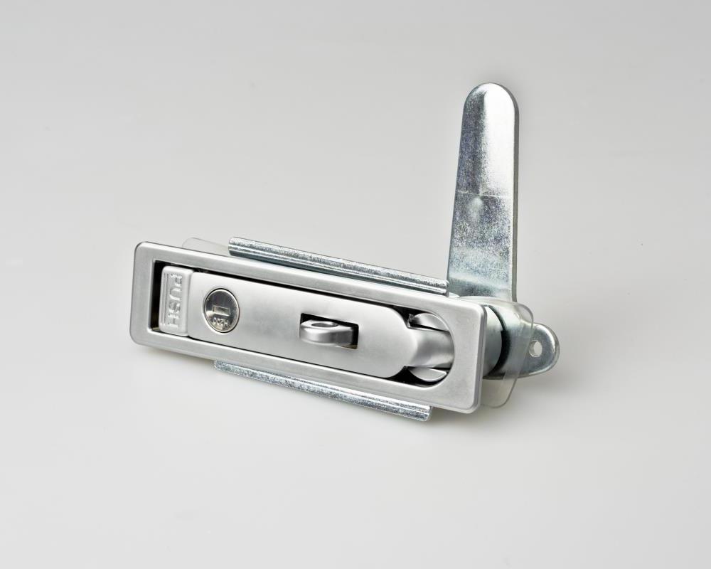 Gray Chrome Plating Padlock MS104C-1-1G Push Button Plane Cabinet Lock