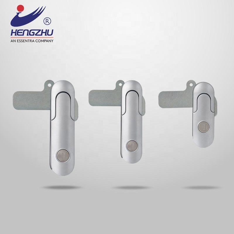 Hengzhu lock AB202 high quality flat key lock electrical panel latch