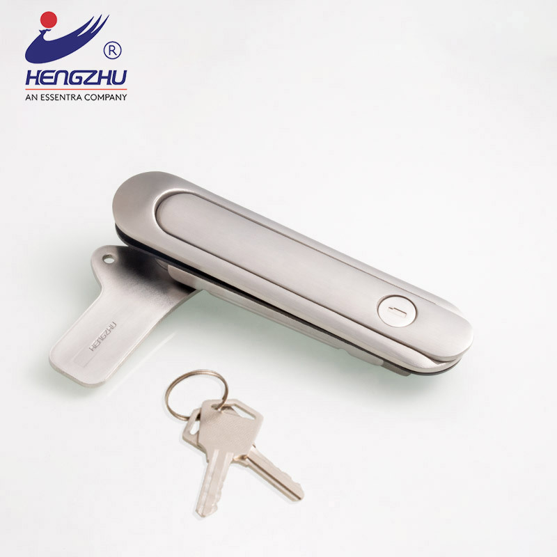 Hengzhu stainless steel lock MS6019S Stainless steel panel door lock french door security lock