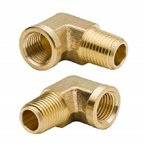 Custom Size Brass Compression  Male Thread 2 Way Connector Elbow on sale by ESS ESS TRADERS