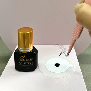 Hot selling 0.1 Second Waterproof Eyelash Extension Glue Private Label For Eyelash Extension Black Lash Glue