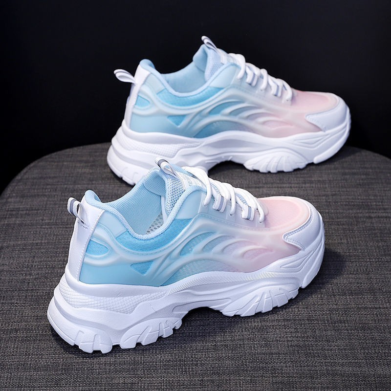 Wholesale Designer Fitness Walking Style Chunky Shoes Women Sneakers Casual Shoes Sports Running Shoes for Women New Styles