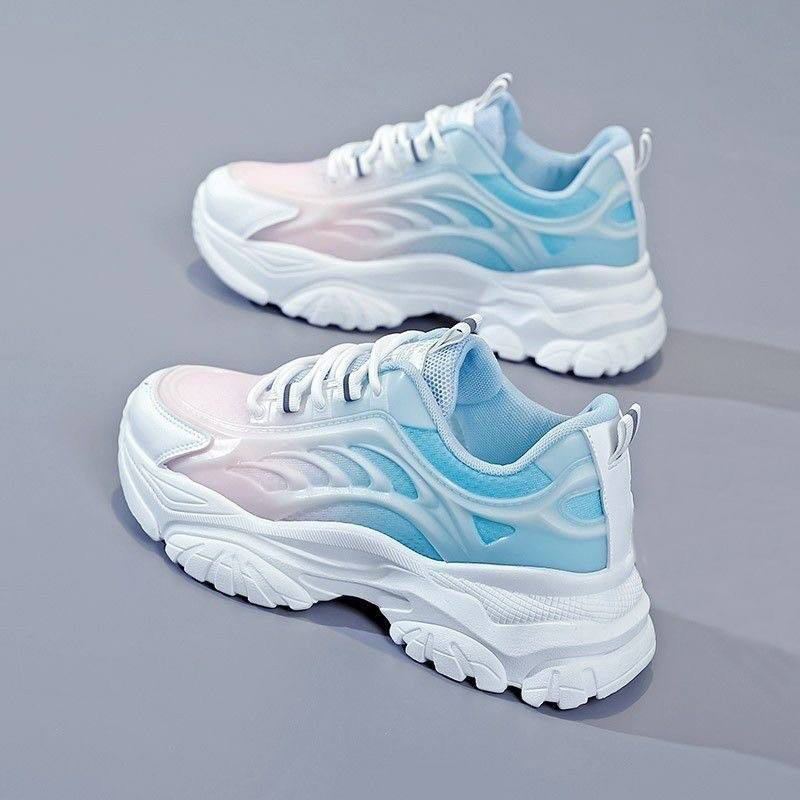 Wholesale Designer Fitness Walking Style Chunky Shoes Women Sneakers Casual Shoes Sports Running Shoes for Women New Styles