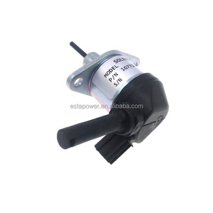 Diesel Engine Parts Fuel Shut Off Stop Flameout Valve 1G772-60012 V3300 V3600+ 1G772-60013 M704 V2607 V3307 1G772-60014 12V SVL