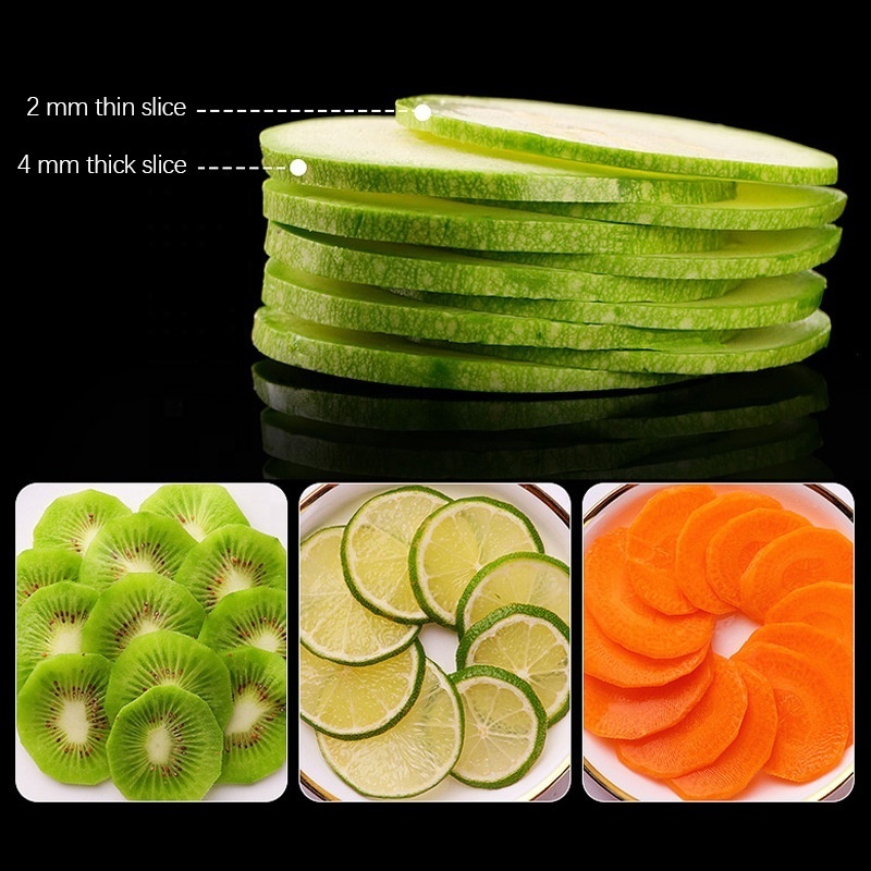 Kitchen Practical Portable Multifunctional Adjustable Vegetable Cutter Chopper Mandoline Slicer