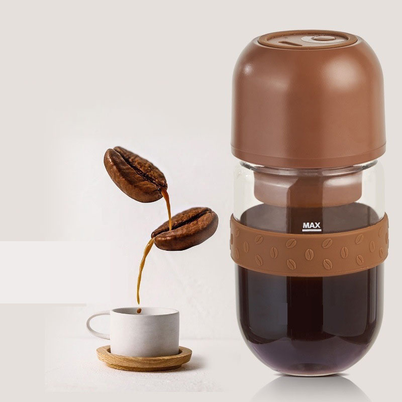 330ML Portable Mini Automatic Grinding Coffee Beans Coffee Maker Cup