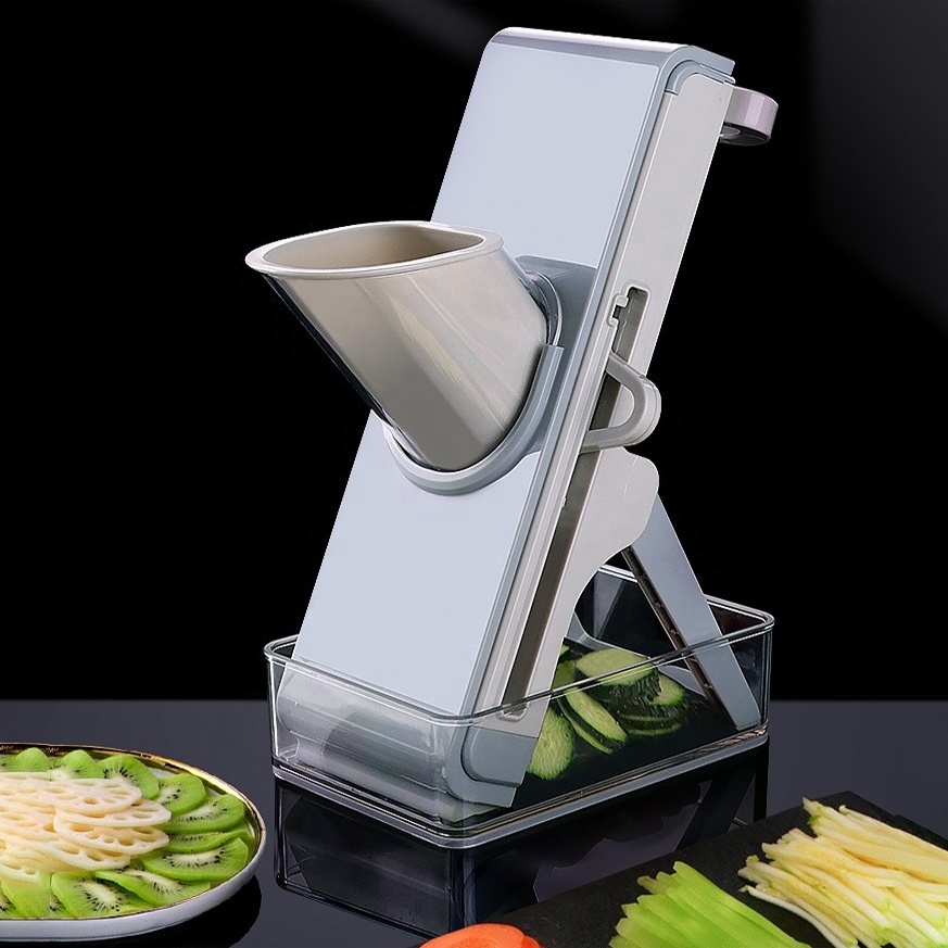 Kitchen Practical Portable Multifunctional Adjustable Vegetable Cutter Chopper Mandoline Slicer