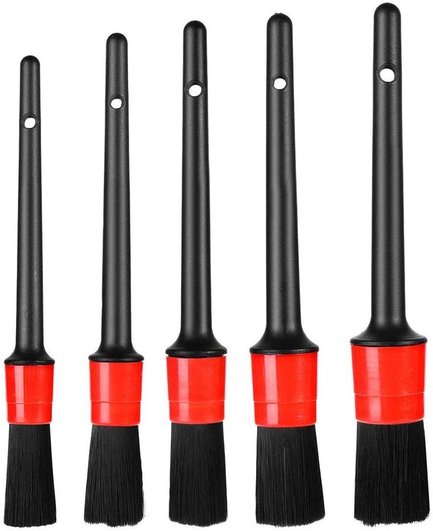 Detail Brush for Car and Wheels Round Paint Brush Set with Custom Logo