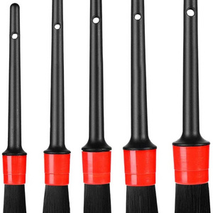 Detail Brush for Car and Wheels Round Paint Brush Set with Custom Logo