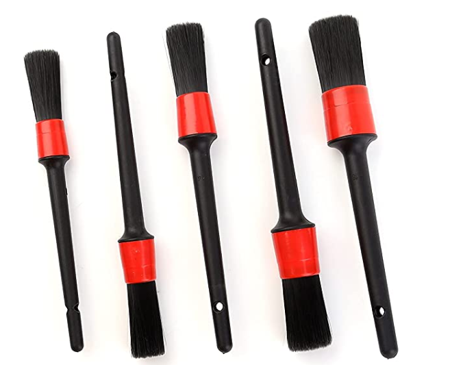 Detail Brush for Car and Wheels Round Paint Brush Set with Custom Logo