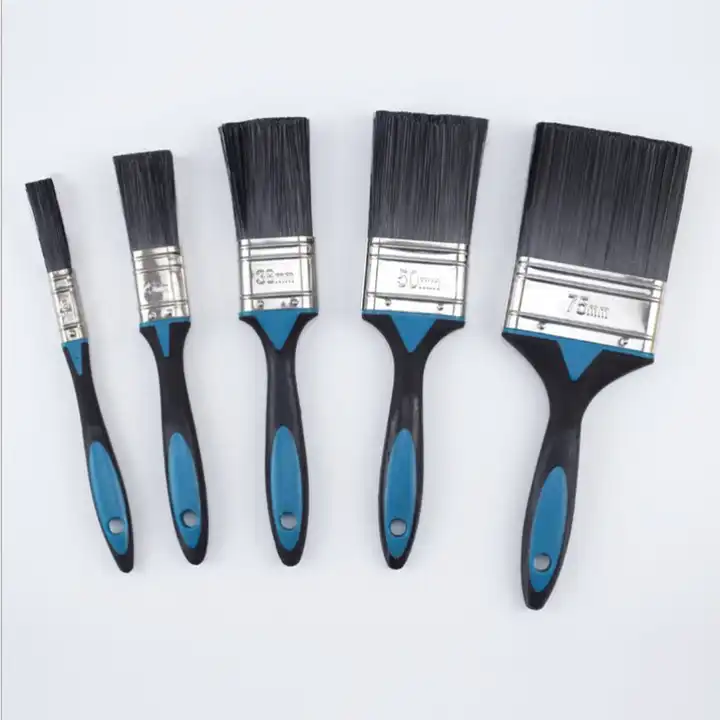 Supermarket Hot Sale Filaments Mixed hard Bristle pp handle Painting Brush decorative paint tools