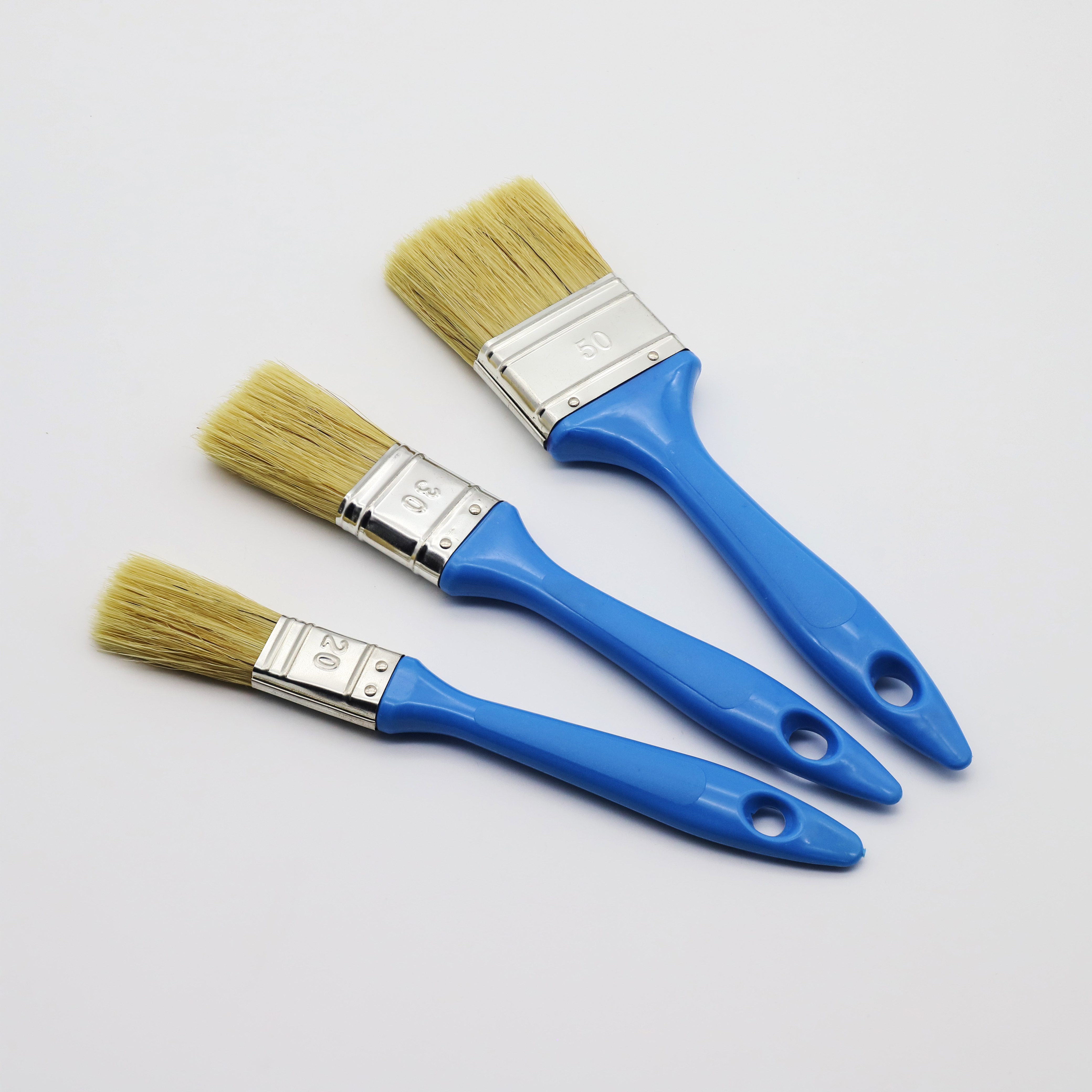 Supermarket Hot Sale Filaments Mixed hard Bristle pp handle Painting Brush decorative paint tools