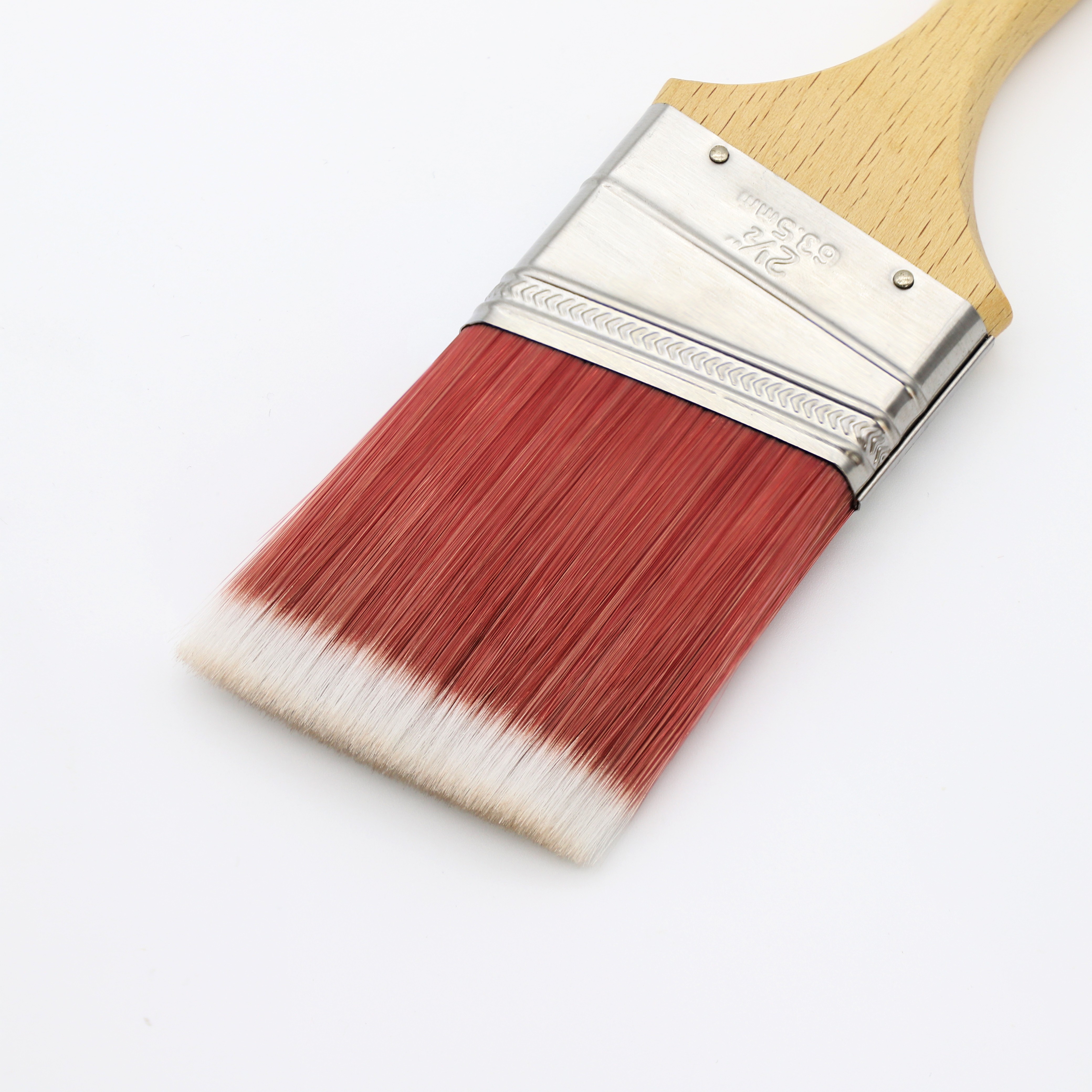 High Quality Synthetic Filament Bulk Cheap Paint Brushes Customized Logo Epoxy Glue Industrial wall paint Brush