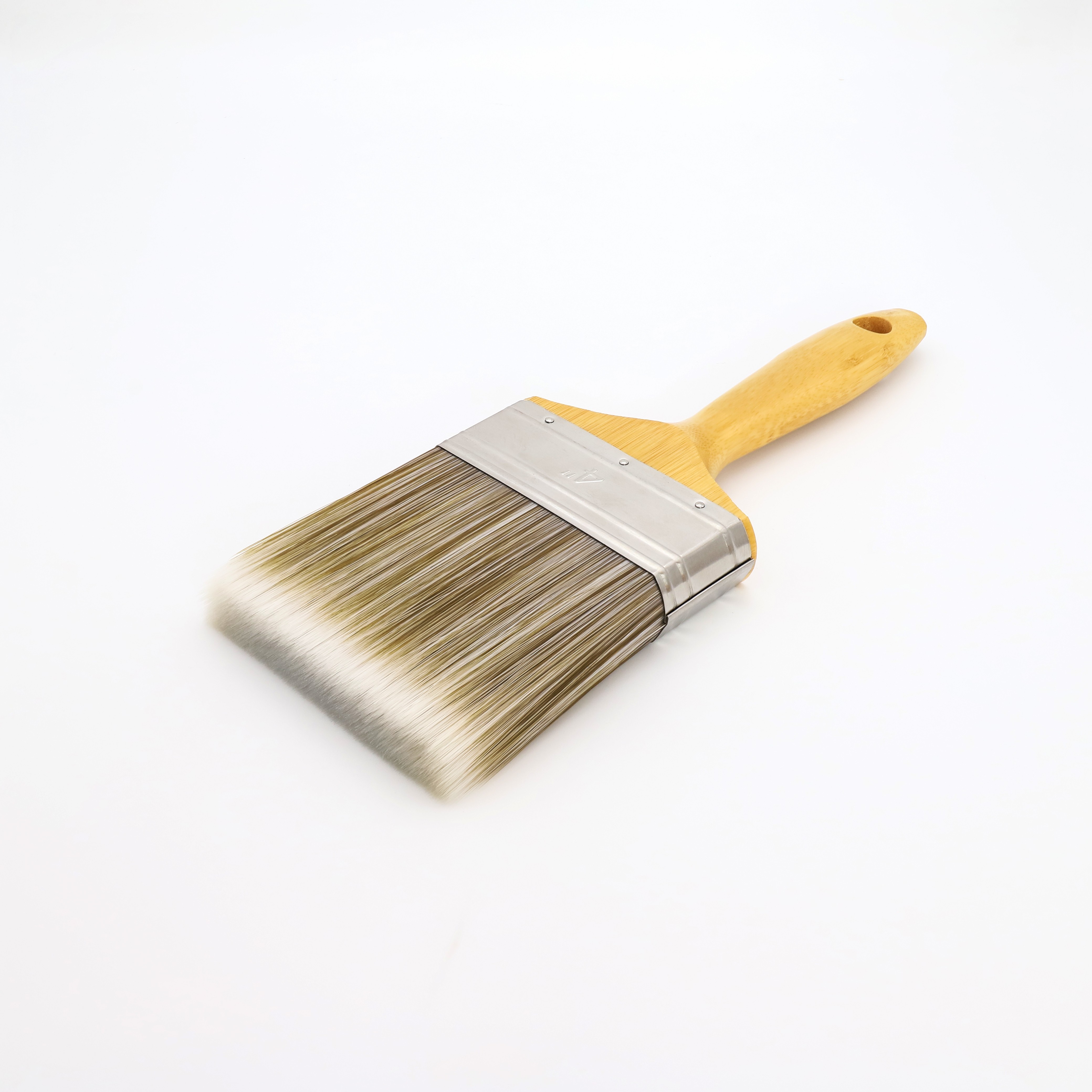 China Retail Wholesale suppliers Household Cleaning long wood handle 1-5 inch soft pure bristle wall paint brushes