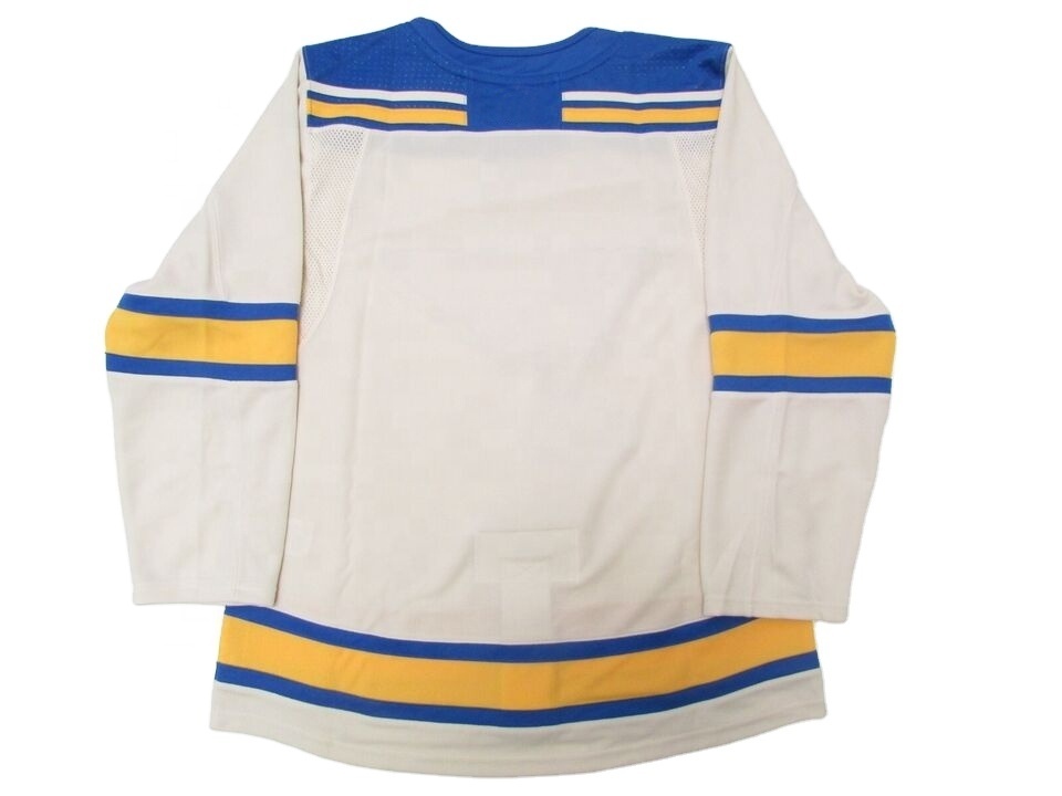 OEM Professional 100% Polyester Customized High quality Embroidery Tackle Twill Ice Hockey Jersey